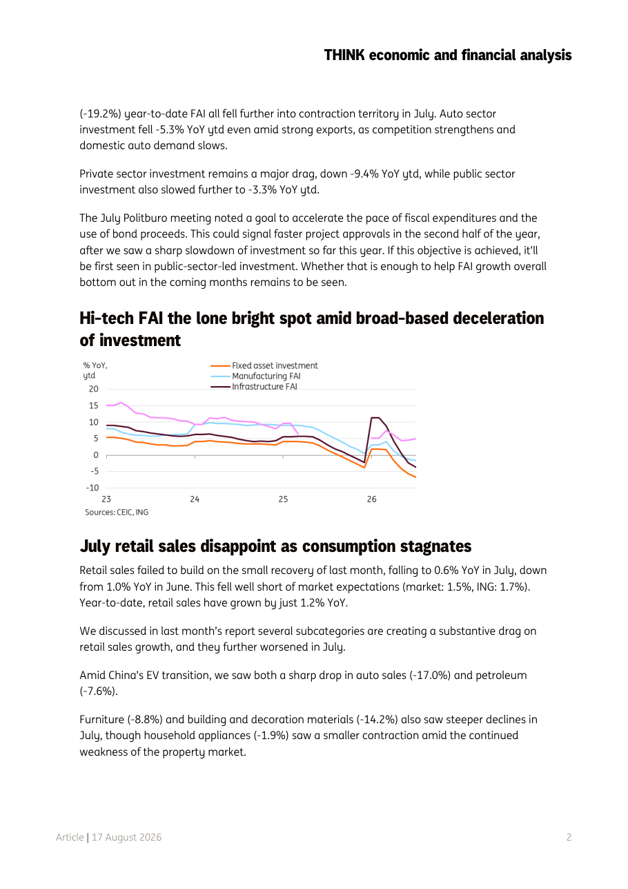 Hi-tech FAI the lone bright spot amid broad-based deceleration of investment