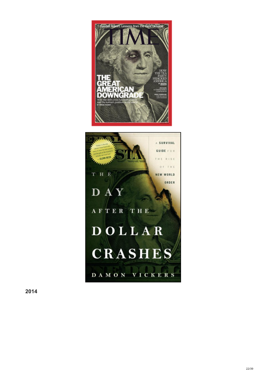 TIME 'The Great American Downgrade' e libri 2011-2014